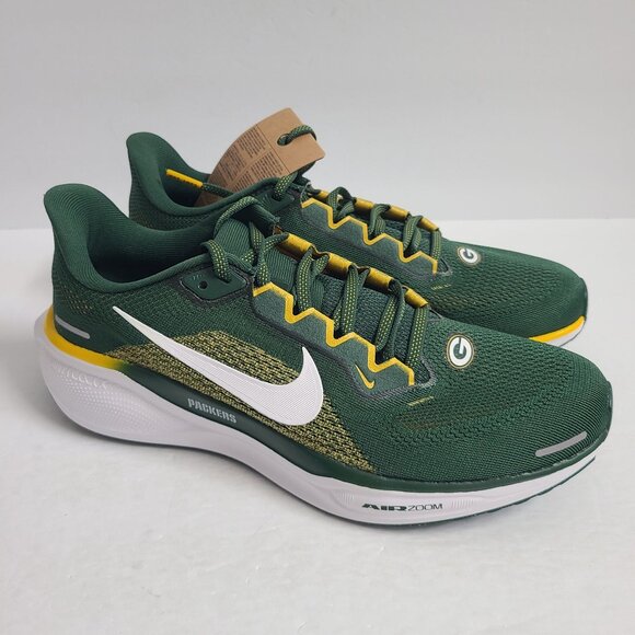 NEW Nike Air Zoom Pegasus 41 Green Bay Packers Running Shoes FZ5090-300 Size 8 main image 7